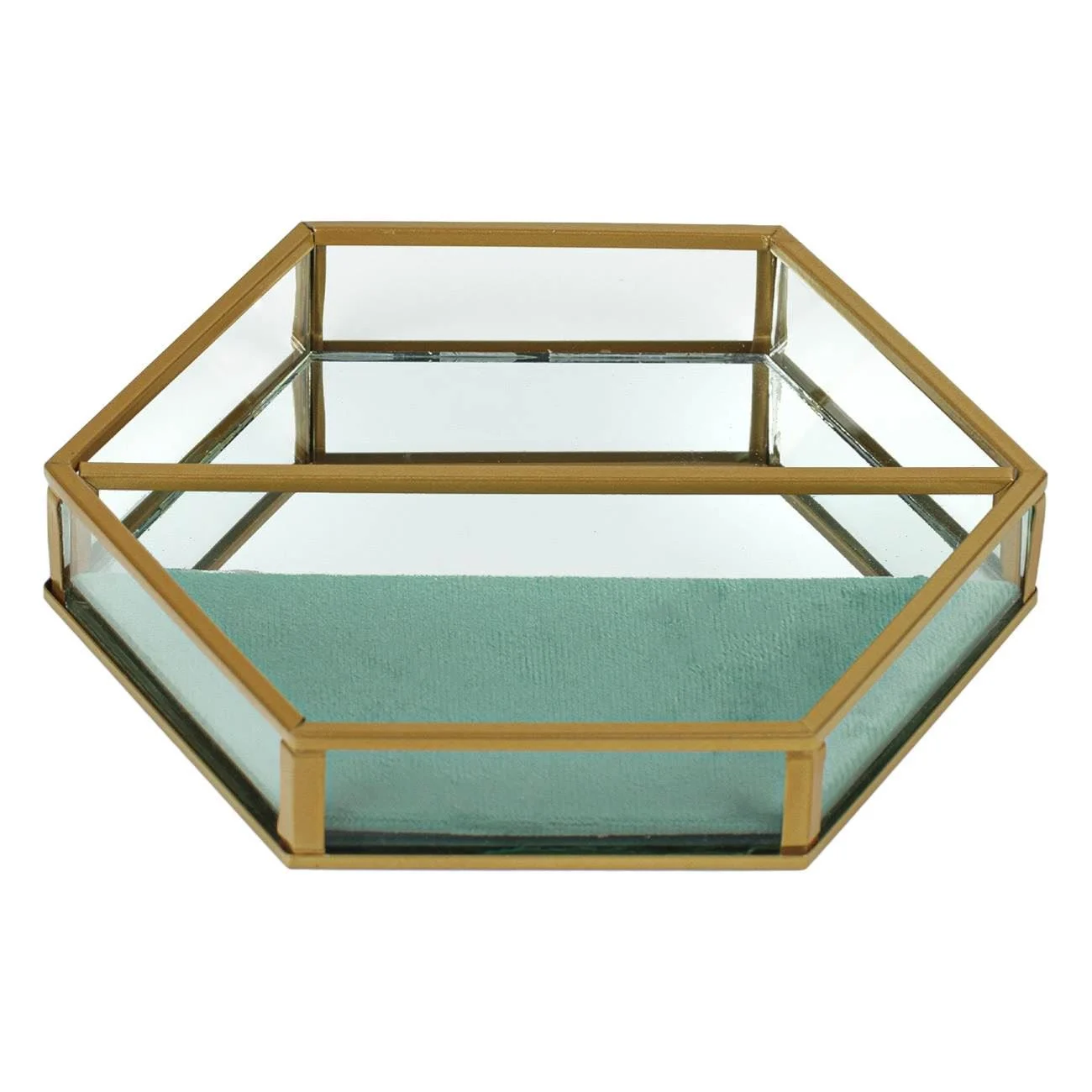 Cutie organizator pentru bijuterii in forma de hexagon [1]