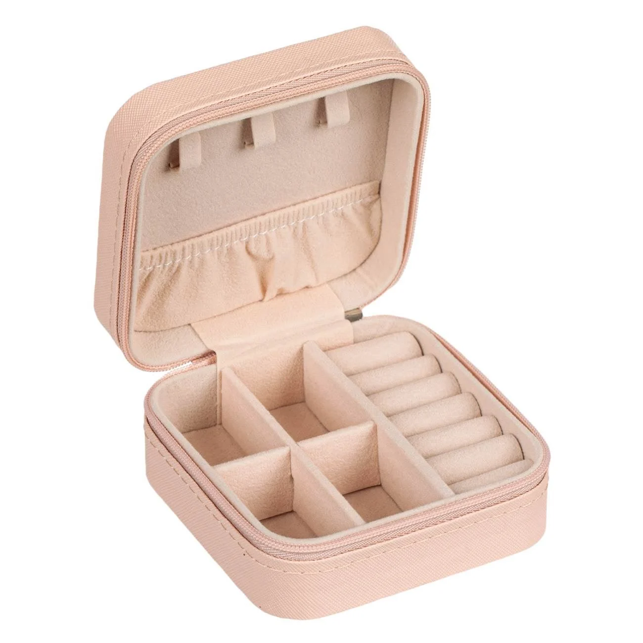 Casetă de bijuterii deluxe – roz, compactă și elegantă [2]