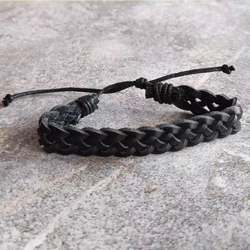 Bratara handmade din piatra semipretioase si lemn [3]