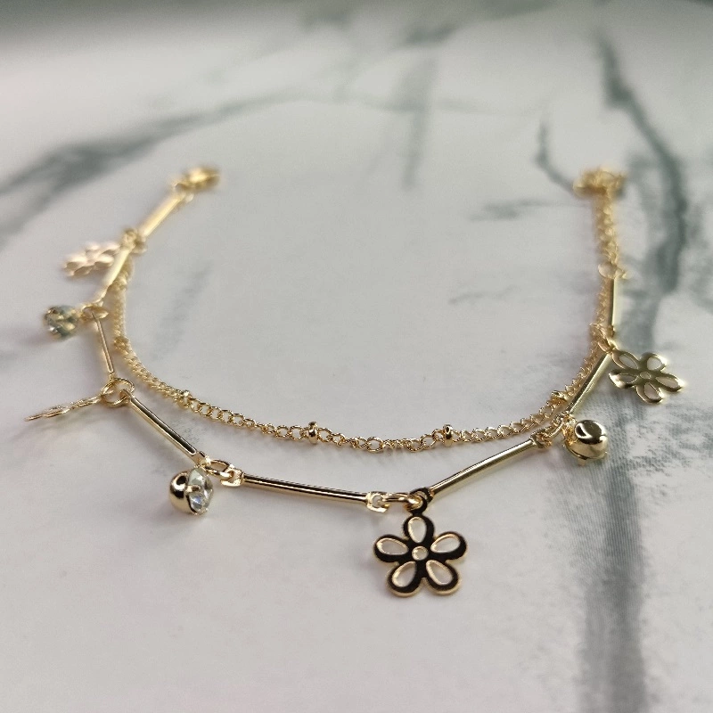 Bratara dama cu charm floare [0]