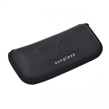 Husa/toc pentru ochelari dreptunghiulara, dura, de culoare neagra [0]