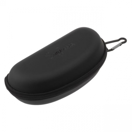 Home & Deco - Husa/toc dreptunghiular pentru ochelari, dura, cu fermoar si agatatoare