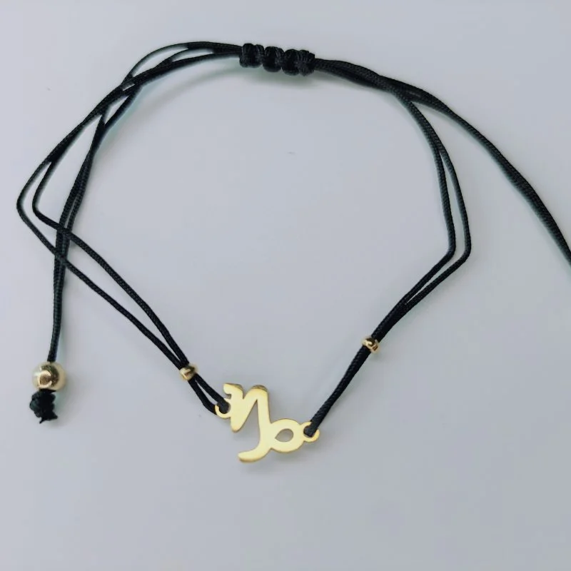 Bratari cu semne zodiacale capricorn, negru