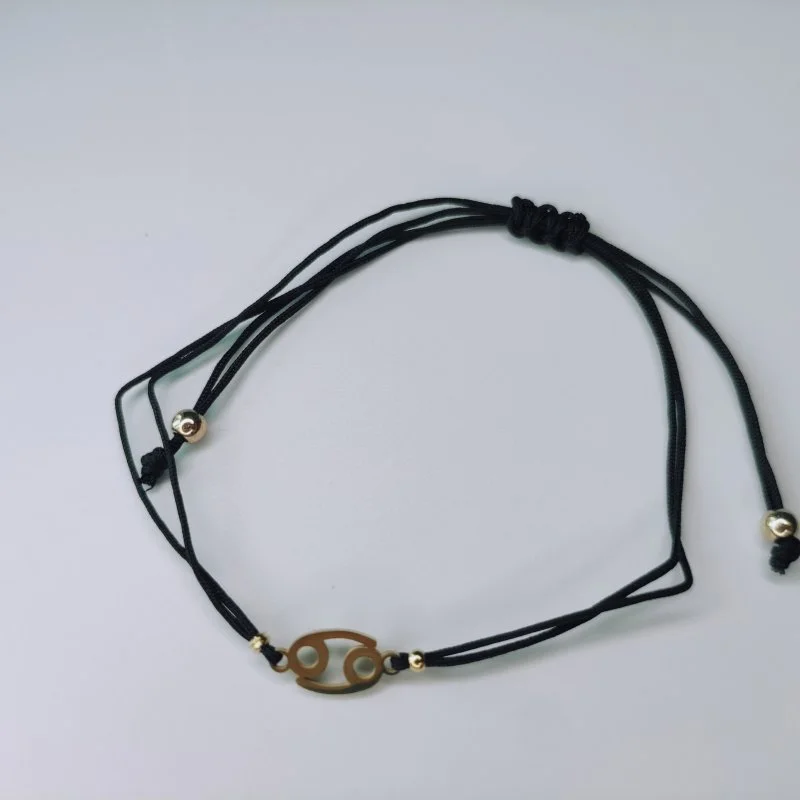 Bratari cu semne zodiacale rac, negru