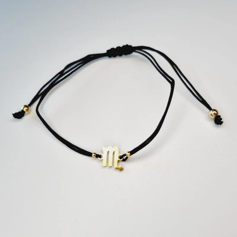Bratari cu semne zodiacale scorpion, negru