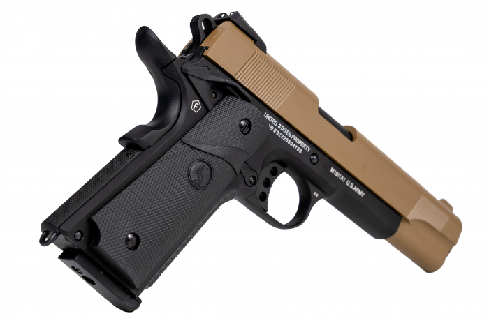 Colt 1911 Combat GreenGas Dual tone (TAN-Negru) Full Metal BlowBack [3]