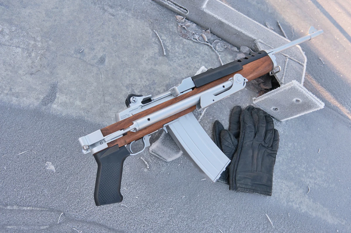 Ruger Mini-14 Pusca Airsoft Full metal si lemn GBB [33]