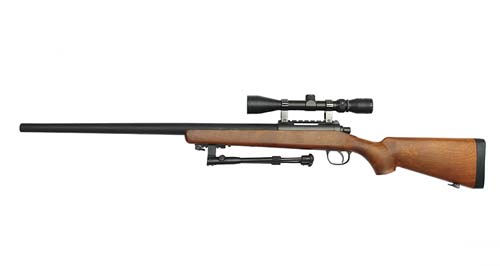 Sniper MB03AW Wood WELL cu Luneta + Bipod [1]