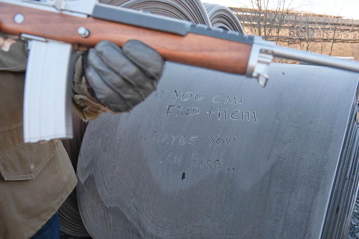 Ruger Mini-14 Pusca Airsoft Full metal si lemn GBB [35]