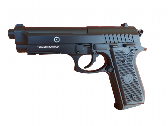 SET Complet Pistol Airsoft CO2 PT92 ABS -Upgraded 4J NBB [6]