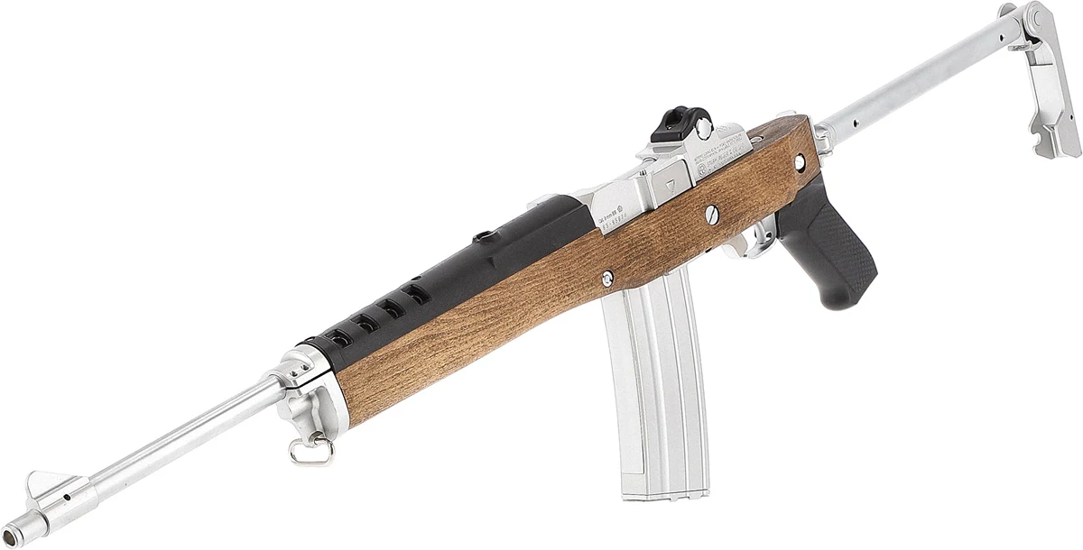 Ruger Mini-14 Pusca Airsoft Full metal si lemn GBB [13]