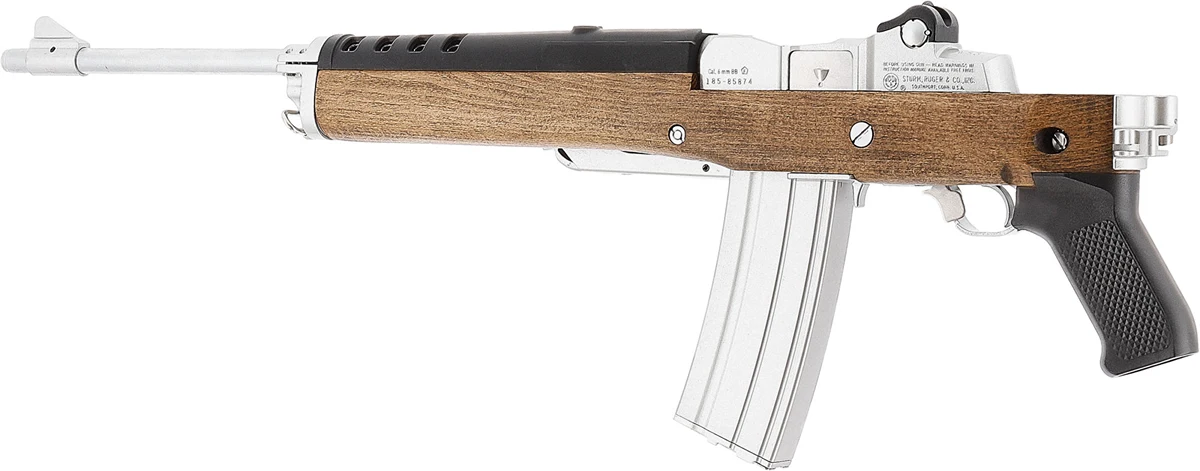 Ruger Mini-14 Pusca Airsoft Full metal si lemn GBB [7]