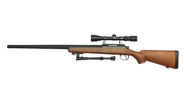 Sniper MB03AW Wood WELL cu Luneta + Bipod [2]