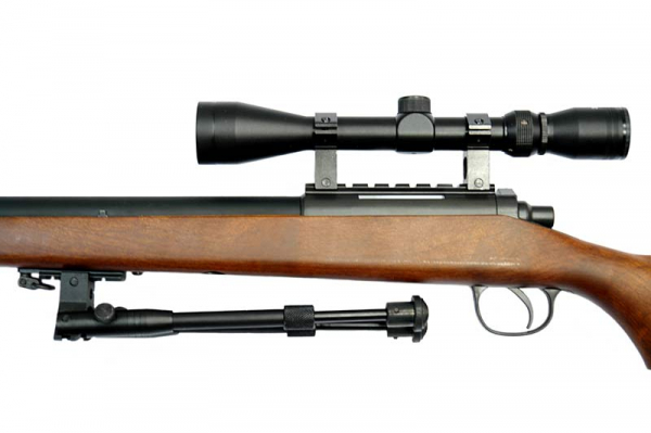 Sniper MB03AW Wood WELL cu Luneta + Bipod [3]