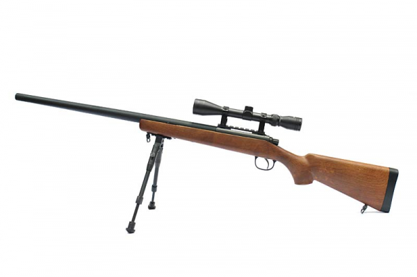 Sniper MB03AW Wood WELL cu Luneta + Bipod [6]