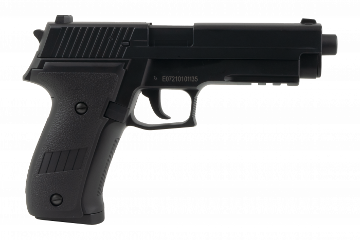 Pistol Navy Electric Black Metalic Full Auto [2]