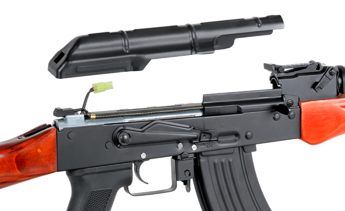 Arma Asalt AK 47 Pat Fix - Full Metal + Lemn [12]