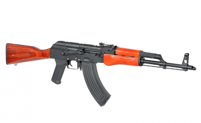 Arma Asalt AK 47 Pat Fix - Full Metal + Lemn [6]