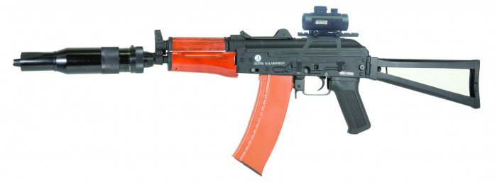 AKS74U KALASHNIKOV Full Metal si lemn + baterie si charger [5]