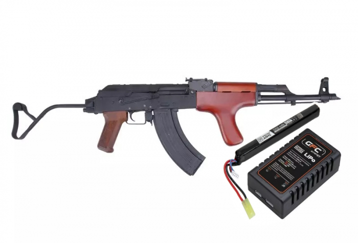 Set Complet Arma Asalt AK 47 RK-15 + Smart charger, LiPo cu baterie si bile [2]