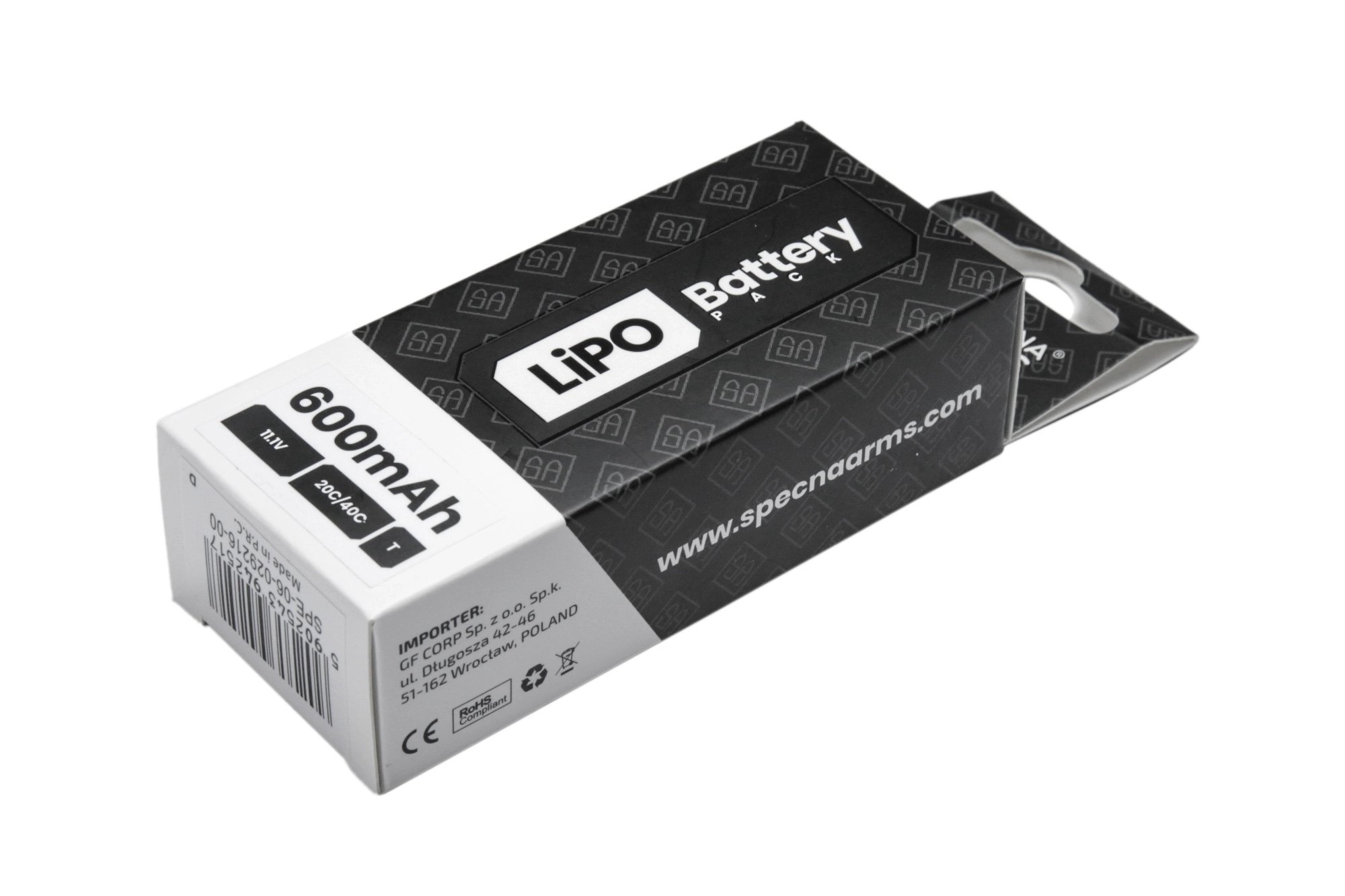 Baterie LiPo 11,1V 600mAh 20/40C pentru PDW -Tamiya mini [2]