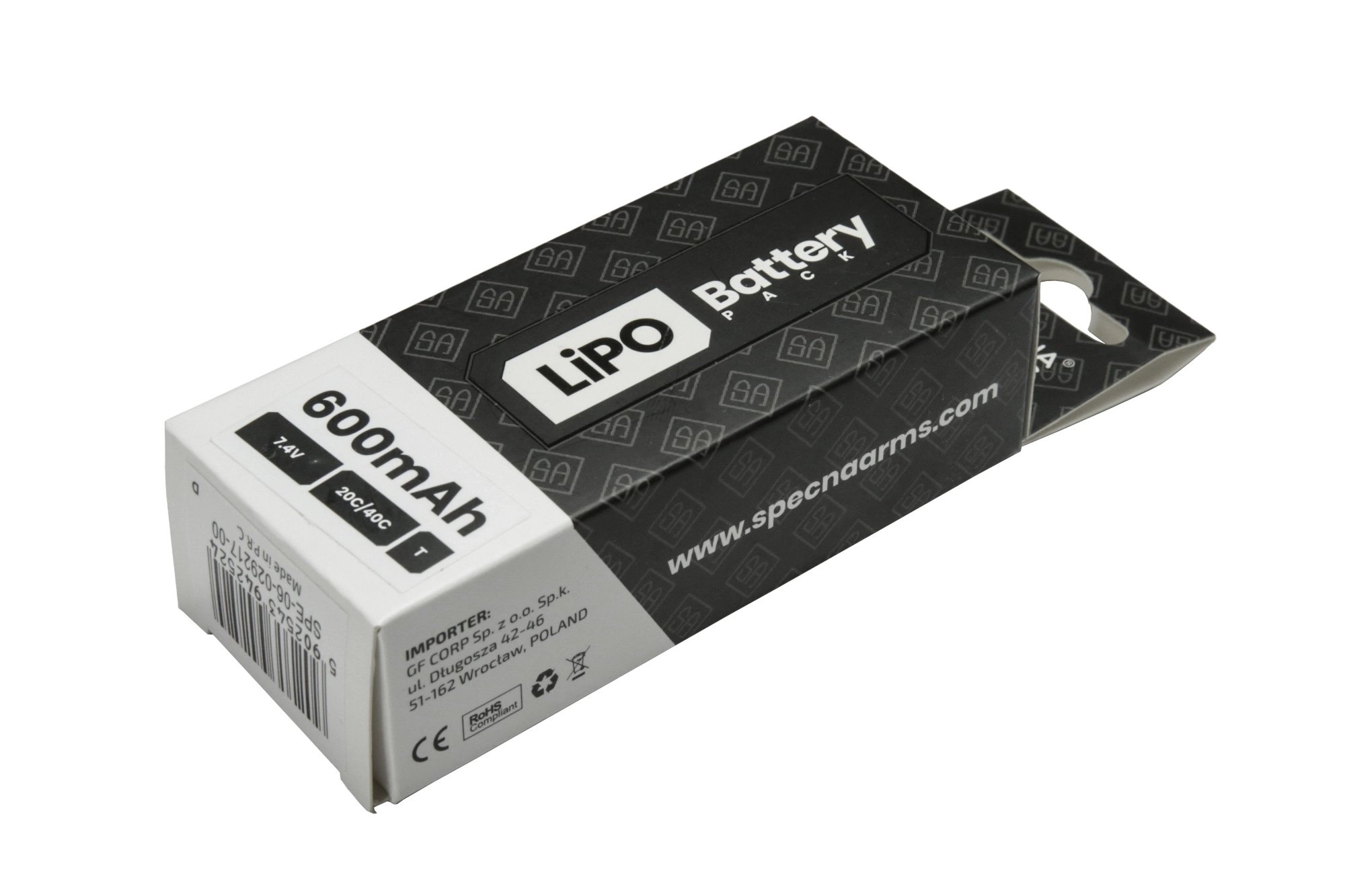 Baterie LiPo 7.4V 600mAh 20/40C pentru PDW -Tamiya mini [2]