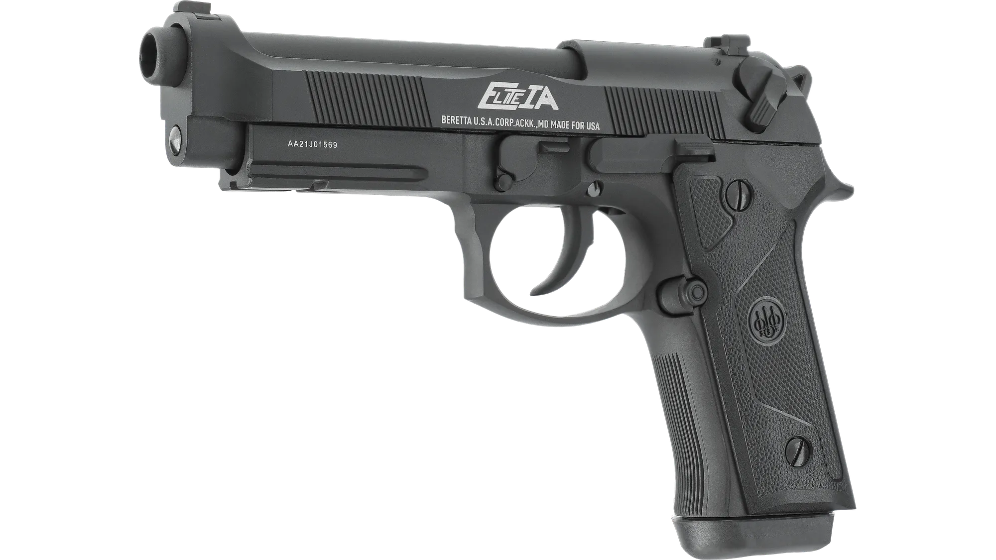 Set complet pistol airsoft Beretta Elite IA Full Metal BlowBack GreenGas + 1000 bile + Tub GreenGas + cutie de transport [6]