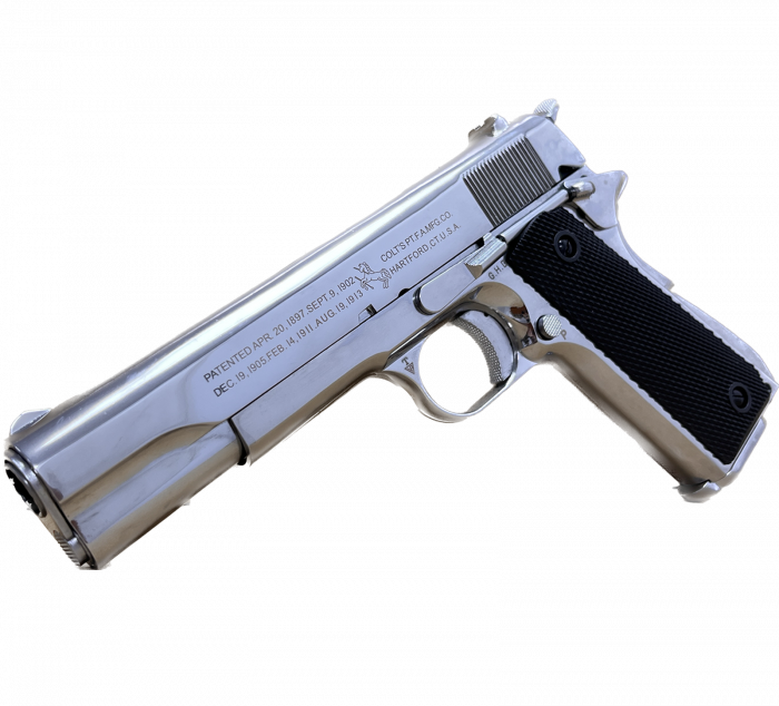 Pistol Colt 1911 A1 Silver Full metal BlowBack [2]