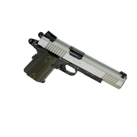 Pistol COLT 1911 Rail Gun  CO2 Black Dual Tone Blowback Full Metal [5]