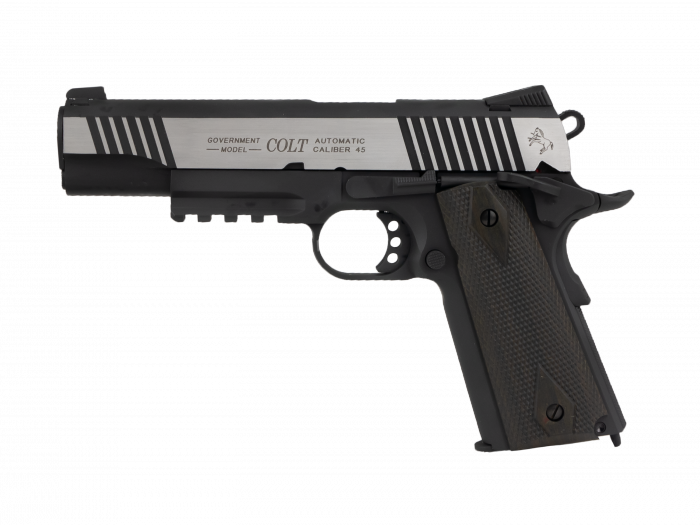 Pistol COLT 1911 Rail Gun Dual Tone Blowback Full Metal CO2 [3]