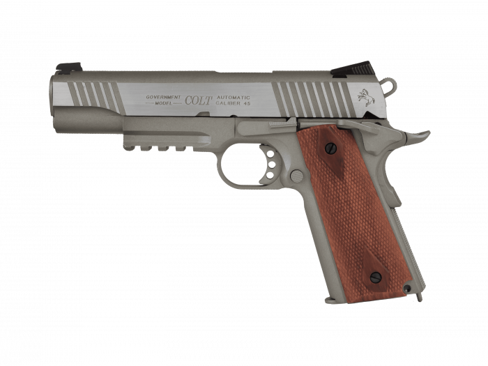 Pistol Colt 1911 Stainless Full Metal Blowback CO2 [3]