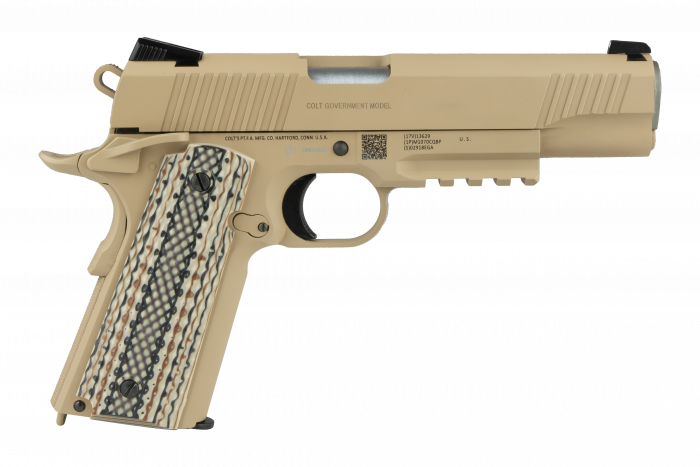 Pistol COLT 1911 M45A1 Tan Blowback Full Metal CO2 [2]