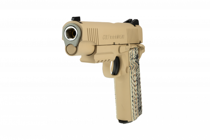 Pistol COLT 1911 M45A1 Tan Blowback Full Metal CO2 [4]
