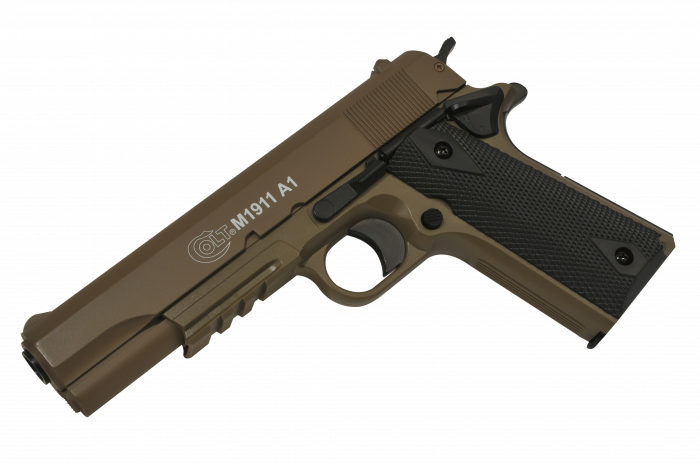 Pistol Colt 1911 Slide Metalic Spring -Tan [3]