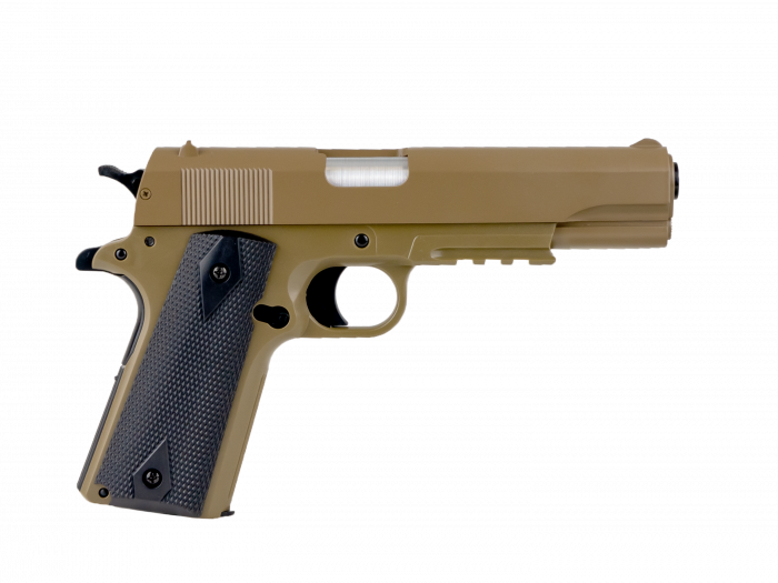 Pistol Colt 1911 Slide Metalic Spring -Tan [2]