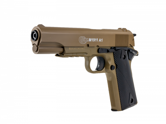 Pistol Colt 1911 Slide Metalic Spring -Tan [4]