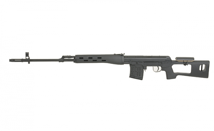 Pachet Sniper Airsoft SVD Dragunov Full Metal Upgraded Version set Luneta 1000 bile [3]