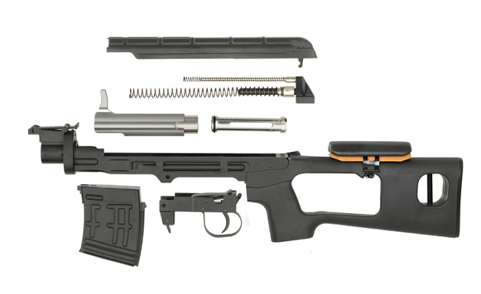 Pachet Sniper Airsoft SVD Dragunov Full Metal Upgraded Version set Luneta 1000 bile [17]