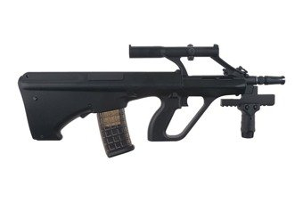 Arma Asalt AUG SW-020 Negru Cu Luneta [6]