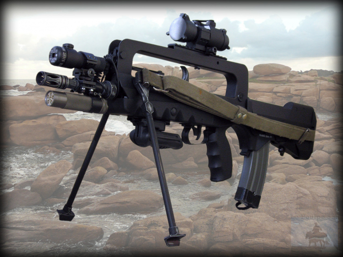 Arma Asalt Famas F1 + Bipod, Baterie si Charger [5]