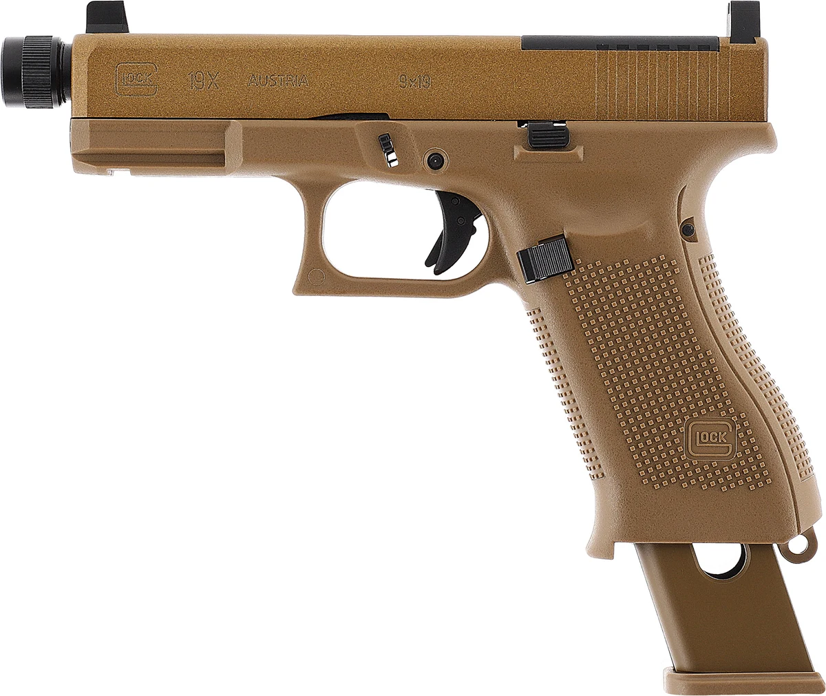 GLOCK 19X MOS Pistol airsoft Blowback Co2 si GreenGas compatibil [9]