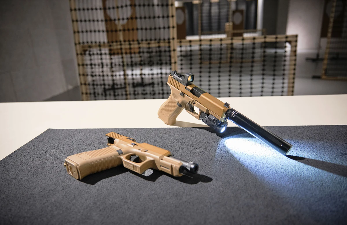 GLOCK 19X MOS Pistol airsoft Blowback Co2 si GreenGas compatibil [19]