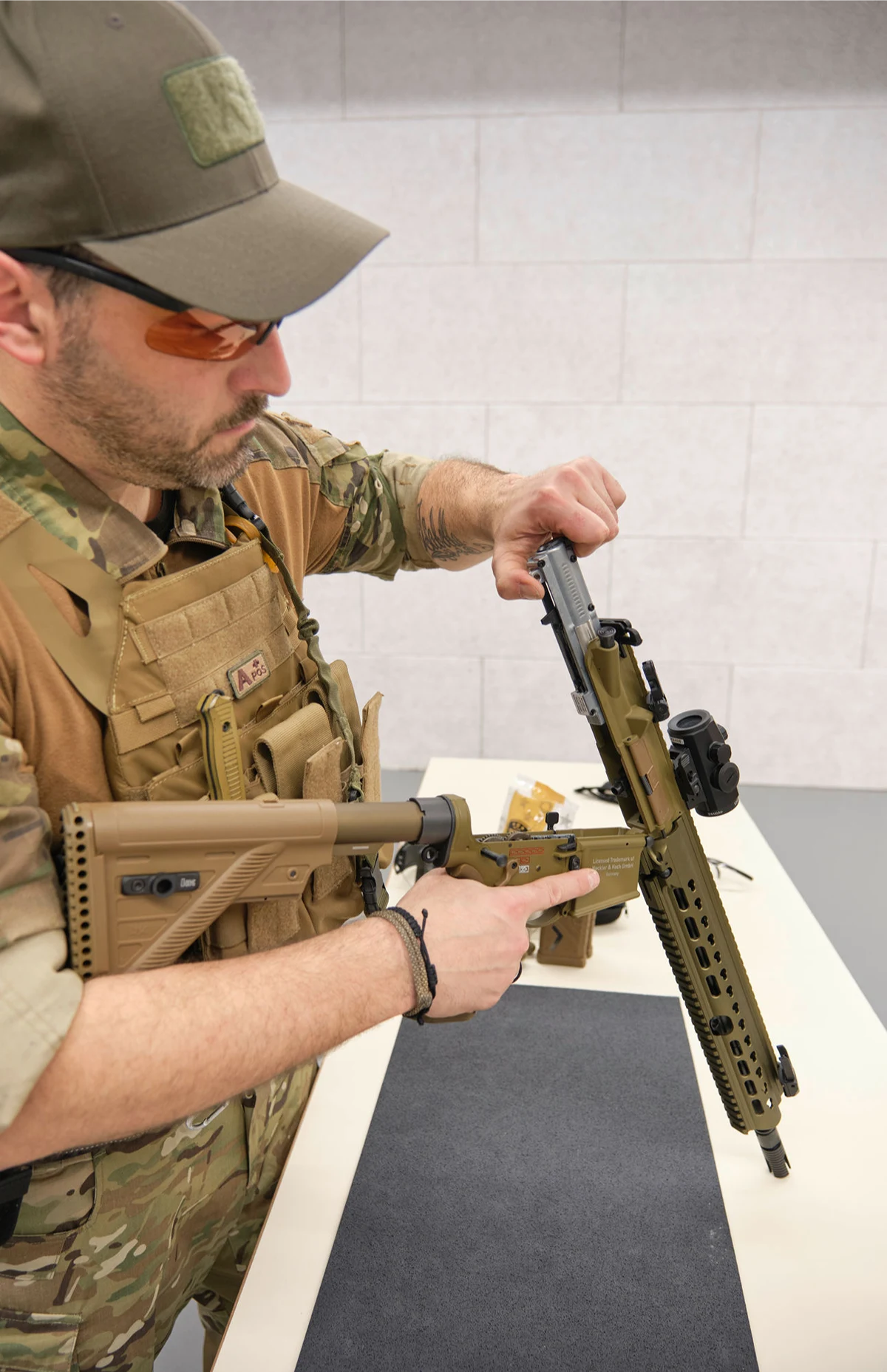 Heckler & Koch G95K Pusca airsoft full auto AEG green-brown [15]