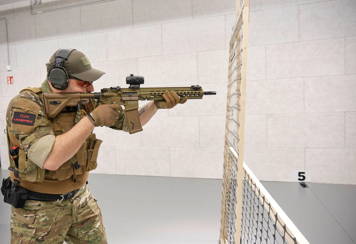 Heckler & Koch G95K Pusca airsoft full auto AEG green-brown [18]