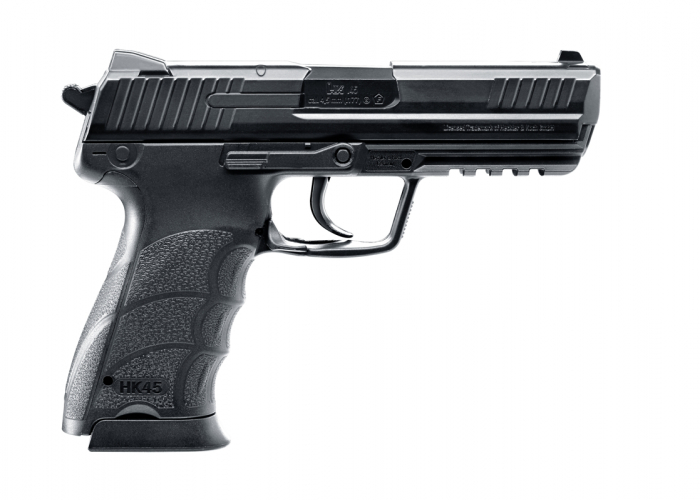 Pistol Heckler&Koch HK45 BLK Metal Slide GNBB CO2 [3]
