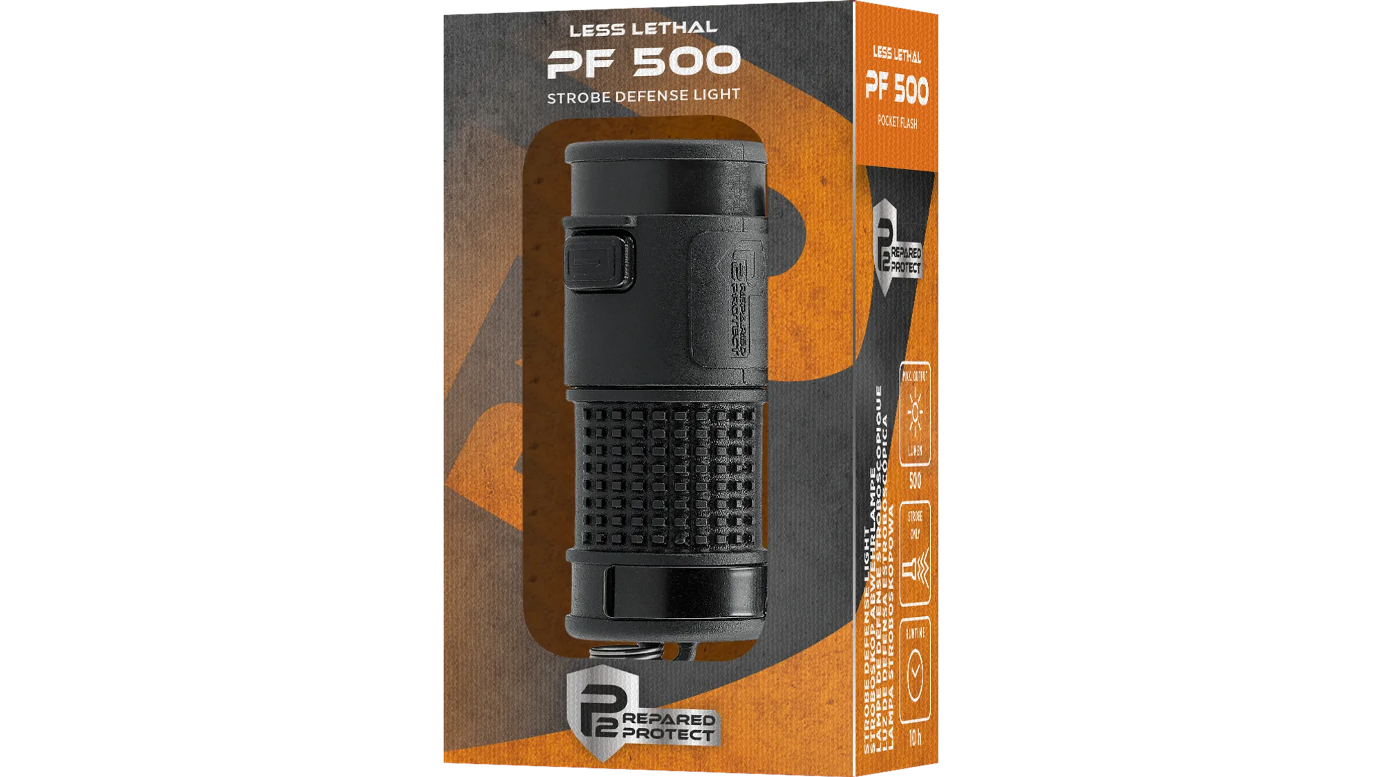 Lanterna P2P Pocket Flash Strobe Defense Flashlight - BLK [2]