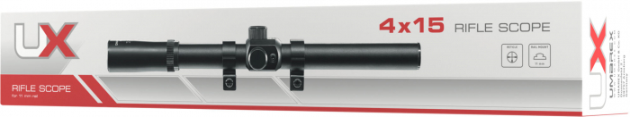 Luneta 4x15 Rifle Scope - Sina ris 11mm [5]