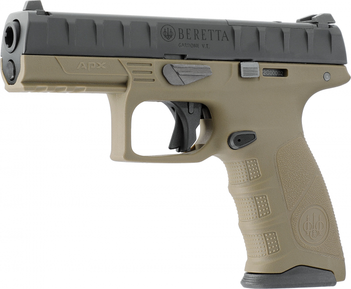 Pistol Airsoft Beretta APX RDO FDE  GreenGAZ Blowback – Red Dot Ready [2]