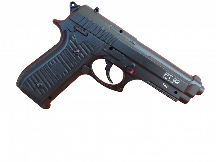 Pistol Airsoft CO2 PT92 Full metal Upgraded 4J NBB [4]