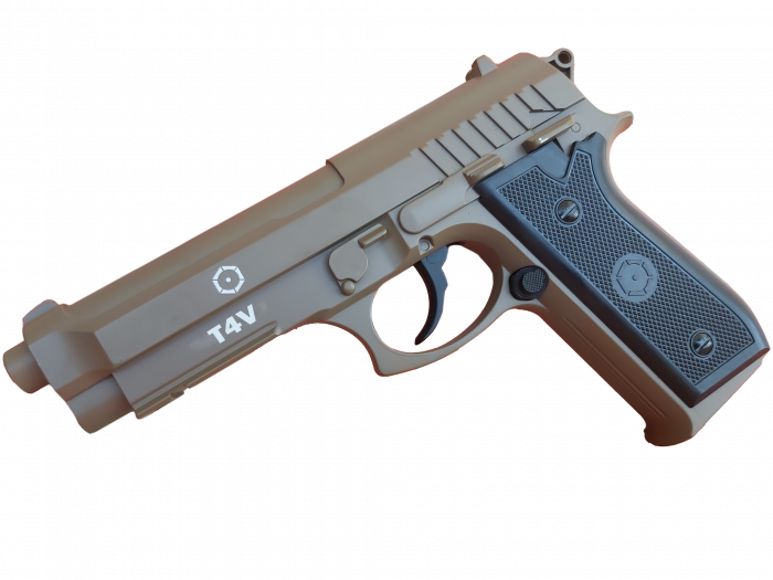 Pistol Airsoft CO2 PT92 TAN Full metal Upgraded 4J NBB [2]